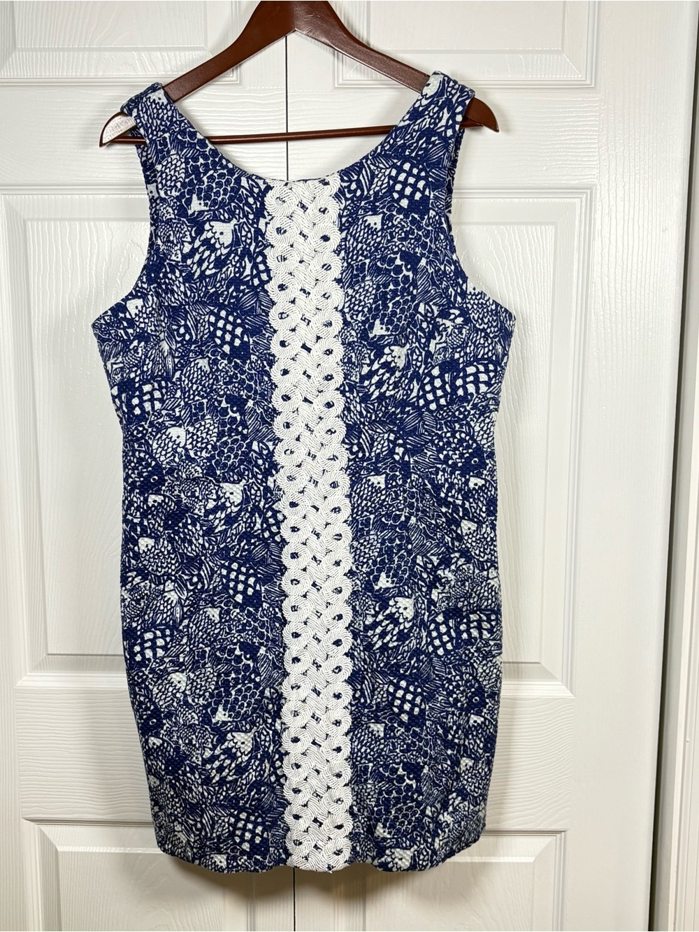 Lilly Pulitzer Target Upstream Fish Shift Dress Size 18 Coastal